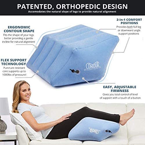 2-In-1 Leg & Knee Wedge Relief Cushion