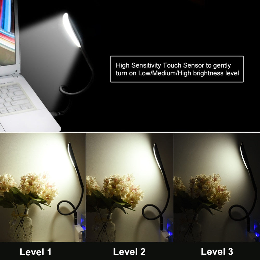 Touch Sensor Mini Portable Laptops USB LED Light