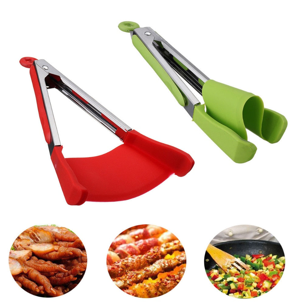 2-in-1 Smart Kitchen Spatula and Tongs